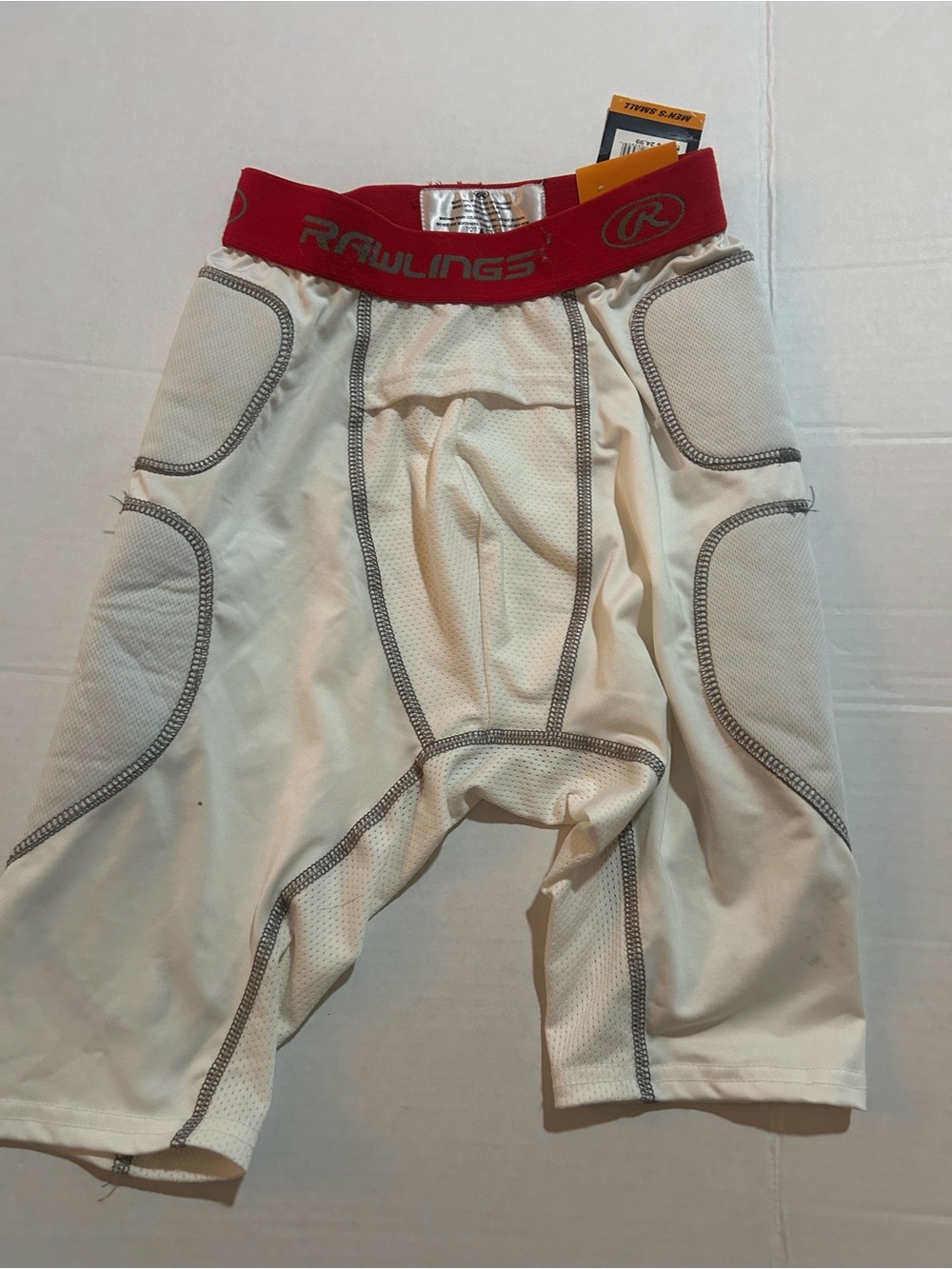 Rawlings Adult Small Baseball Sliding Shorts Padded Compression Padding NWT New